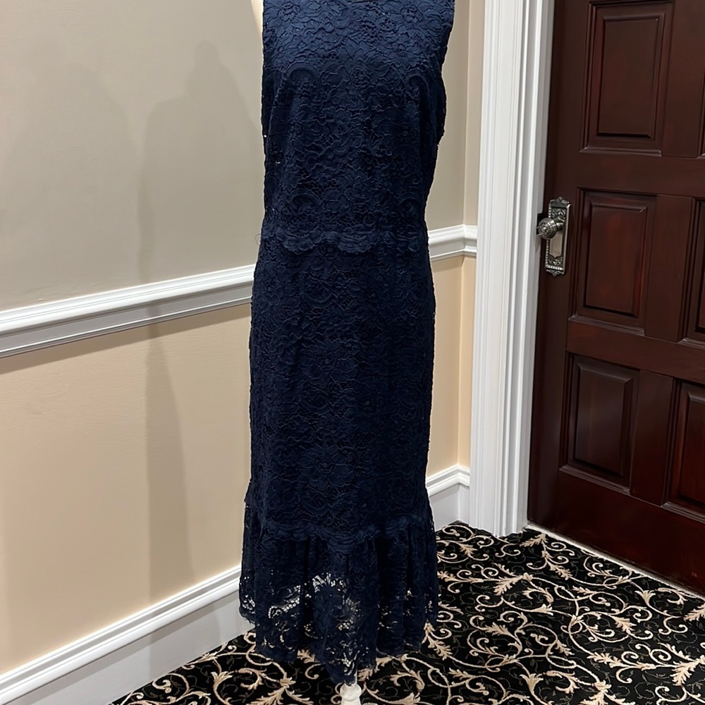 Womens lace overlay dress